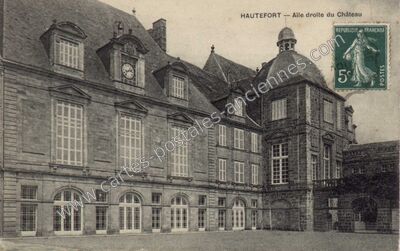 Carte postale ancienne Chateau de Hautefort — Hautefort (Dordogne)