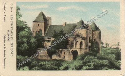 Carte postale ancienne Salignac — Salignac-Eyvigues (Dordogne)