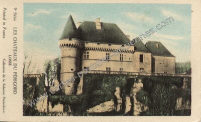 Carte postale ancienne Chateau de Losse — Thonac (Dordogne)