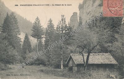 Carte postale ancienne Desert de la Mort — Non Localisée (Doubs)