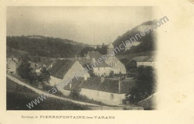 Carte postale ancienne Env de Pierrefontaine les Varans — Pierrefontaine-les-Varans (Doubs)