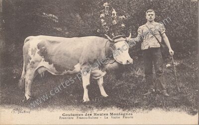 Carte postale ancienne Costume des Hautes Montagnes — Non Localisée (Doubs)