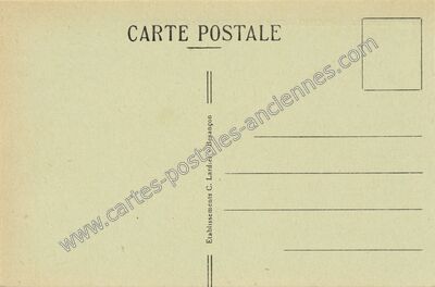 Carte postale ancienne Arriere — Besançon (Doubs)