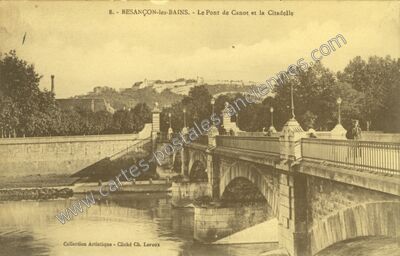 Carte postale ancienne Besancon les Bains — Besançon (Doubs)