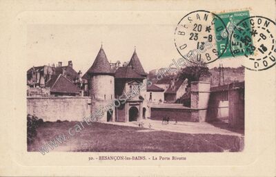 Carte postale ancienne Besancon les Bains — Besançon (Doubs)