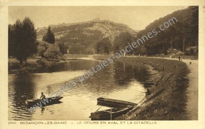 Carte postale ancienne Besancon les Bains — Besançon (Doubs)