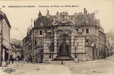 Carte postale ancienne Besancon les Bains — Besançon (Doubs)