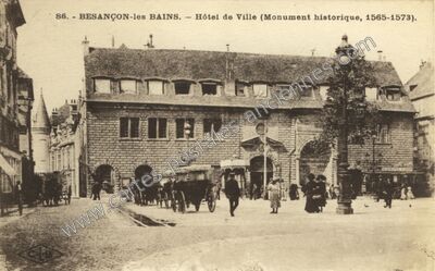 Carte postale ancienne Besancon les Bains — Besançon (Doubs)