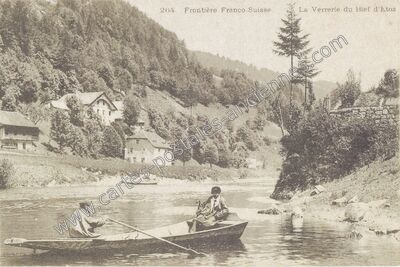 Carte postale ancienne Bief d'Etoz — Charmauvillers (Doubs)