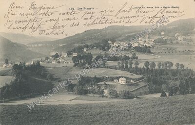 Carte postale ancienne Les Brenets — La Cluse-et-Mijoux (Doubs)