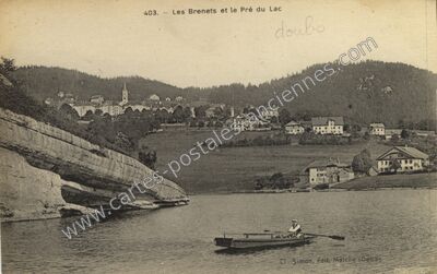 Carte postale ancienne Les Brenets — La Cluse-et-Mijoux (Doubs)