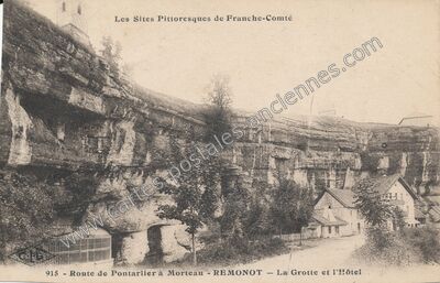 Carte postale ancienne Remonot — Les Combes (Doubs)