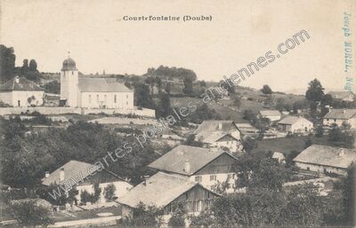 Carte postale ancienne Courtefontaine — Courtefontaine (Doubs)