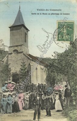 Carte postale ancienne Vallée du Cusancin — Cusance (Doubs)