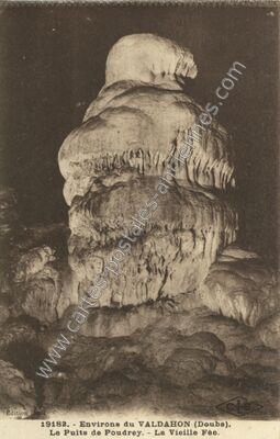 Carte postale ancienne Le Puits de Poudrey — Étalans (Doubs)