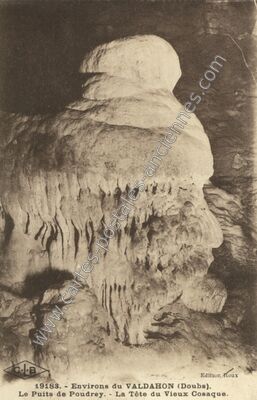 Carte postale ancienne Le Puits de Poudrey — Étalans (Doubs)
