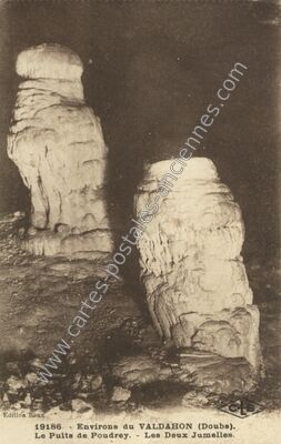 Carte postale ancienne Le Puits de Poudrey — Étalans (Doubs)