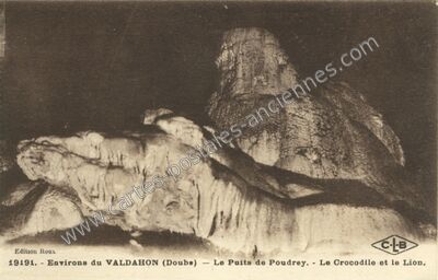 Carte postale ancienne Le Puits de Poudrey — Étalans (Doubs)