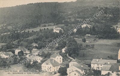 Carte postale ancienne Côte Français — Goumois (Doubs)