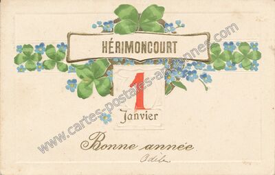 Carte postale ancienne Herimoncourt — Hérimoncourt (Doubs)