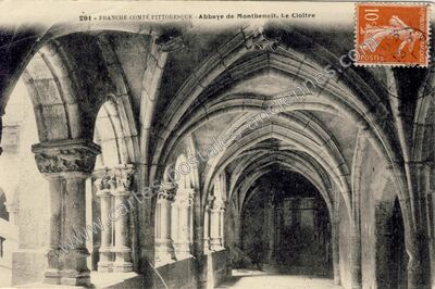 Carte postale ancienne Abbaye de Montbenoit — Montbenoît (Doubs)
