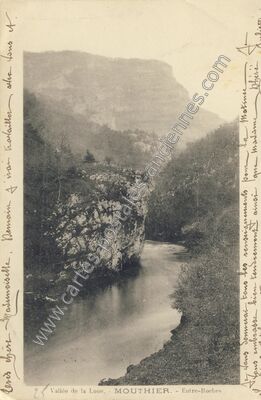 Carte postale ancienne Mouthiers — Mouthier-Haute-Pierre (Doubs)