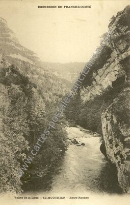 Carte postale ancienne Mouthier — Mouthier-Haute-Pierre (Doubs)