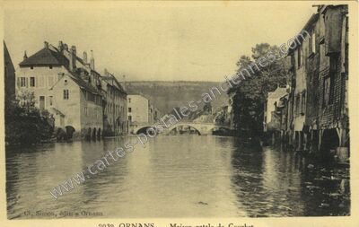 Carte postale ancienne Ornans — Ornans (Doubs)