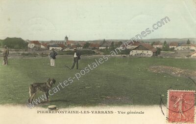 Carte postale ancienne Vue générale — Pierrefontaine-les-Varans (Doubs)