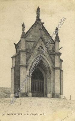 Carte postale ancienne La Chapelle — Pontarlier (Doubs)