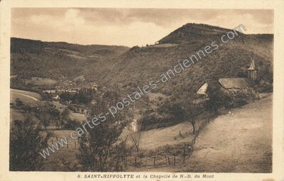 Carte postale ancienne La Chapelle de N.-D. du Mont — Saint-Hippolyte (Doubs)