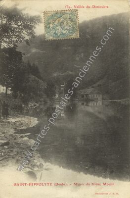 Carte postale ancienne Vallée du Dessoubre — Saint-Hippolyte (Doubs)