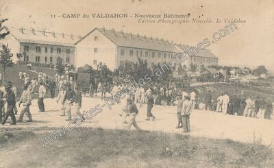 Carte postale ancienne Camp du Valdahon — Valdahon (Doubs)