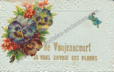 Carte postale ancienne Voujeaucourt — Voujeaucourt (Doubs)