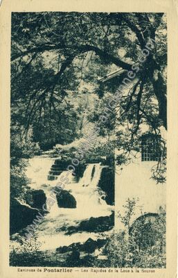 Carte postale ancienne La — Ouhans (Doubs)