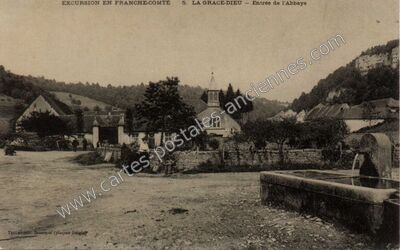 Carte postale ancienne La Grace Dieu — Chaux-lès-Passavant (Doubs)