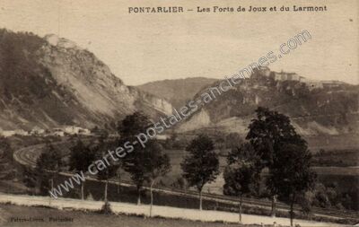 Carte postale ancienne Fort de Joux — La Cluse-et-Mijoux (Doubs)