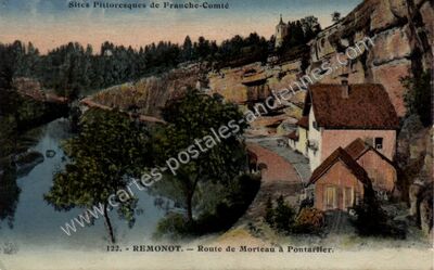 Carte postale ancienne Remonot — Les Combes (Doubs)