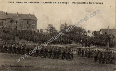 Carte postale ancienne Camp de Valdahon — Valdahon (Doubs)