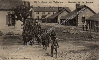 Carte postale ancienne Camp de Valdahon — Valdahon (Doubs)