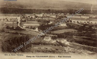 Carte postale ancienne Camp de Valdahon — Valdahon (Doubs)