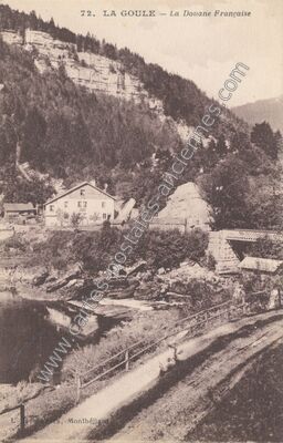 Carte postale ancienne La Goule — Charmauvillers (Doubs)