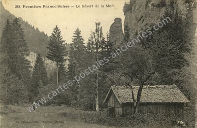 Carte postale ancienne Desert de la Mort — Charquemont (Doubs)
