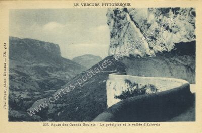 Carte postale ancienne Vallee d'Echevis — Non Localisée (Drôme)
