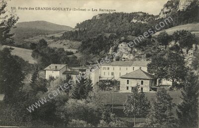 Carte postale ancienne Les Barraques — Non Localisée (Drôme)