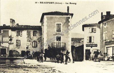 Carte postale ancienne Beaufort — Beaufort-sur-Gervanne (Drôme)