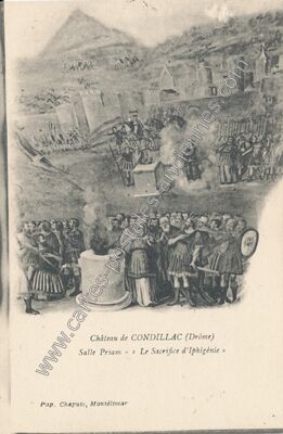 Carte postale ancienne Chateau de Condillac — Condillac (Drôme)