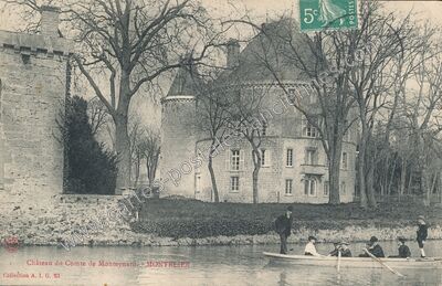 Carte postale ancienne Château du Comte de Monteynard — Montélier (Drôme)