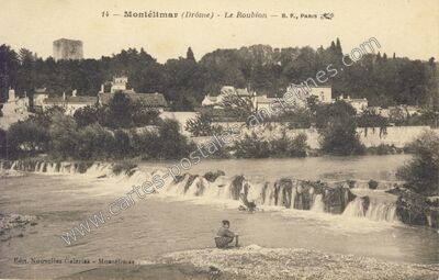 Carte postale ancienne Le Roubion — Montélimar (Drôme)