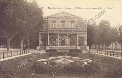 Carte postale ancienne Théâtre — Montélimar (Drôme)